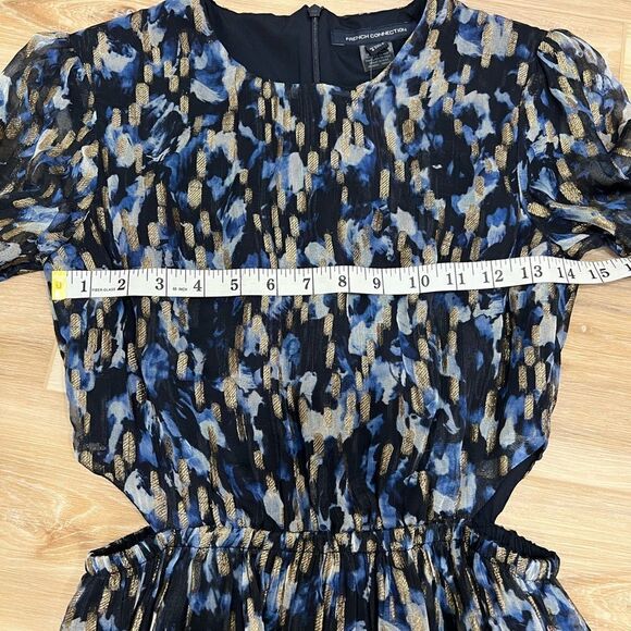 FRENCH CONNECTION Bodine Cutout Mini Dress Size 2 - Picture 13 of 14